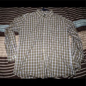 Tommy Hilfiger Long sleeve plaid shirt.
